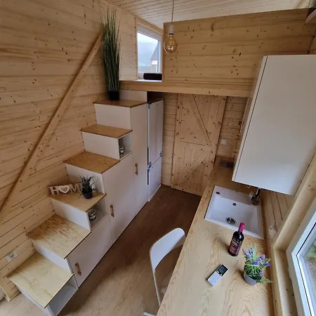 度假居 Tiny Haus Bei Laacher Modernes Voll Ausgestattet