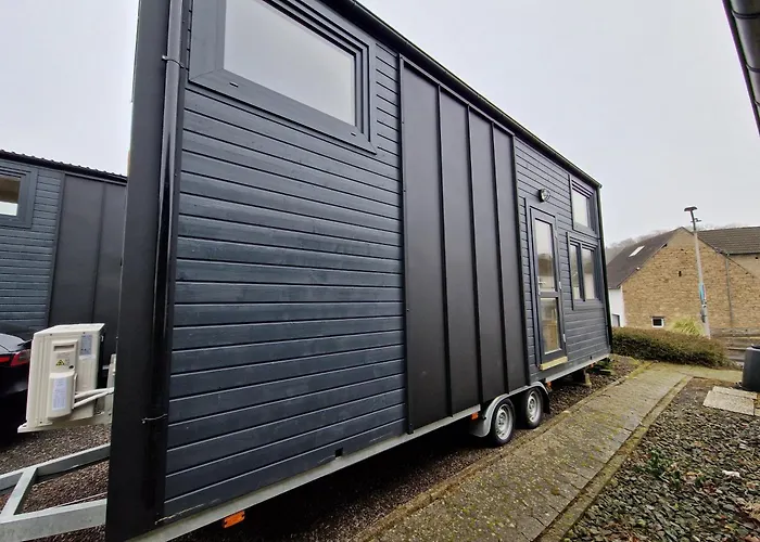 בית נופש Tiny Haus Bei Laacher Modernes Voll Ausgestattet *